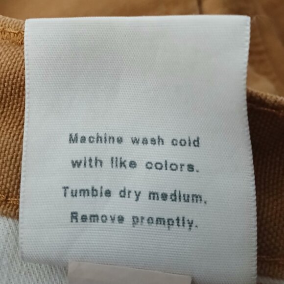 Carhartt Vintage Pants B02 Mens 32X30 Brown Dungaree Utility Paint Splatter - Picture 9 of 9